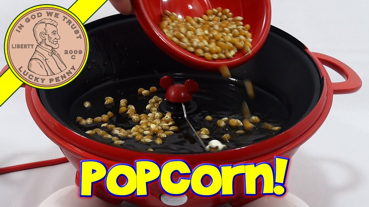 Disney Mickey Ears Popcorn Popper (Revisit) LPS-Dave Makes Bacon Flavored  Popcorn! 