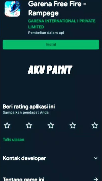 story whatsap berhenti main game free fire ...🍃🌸