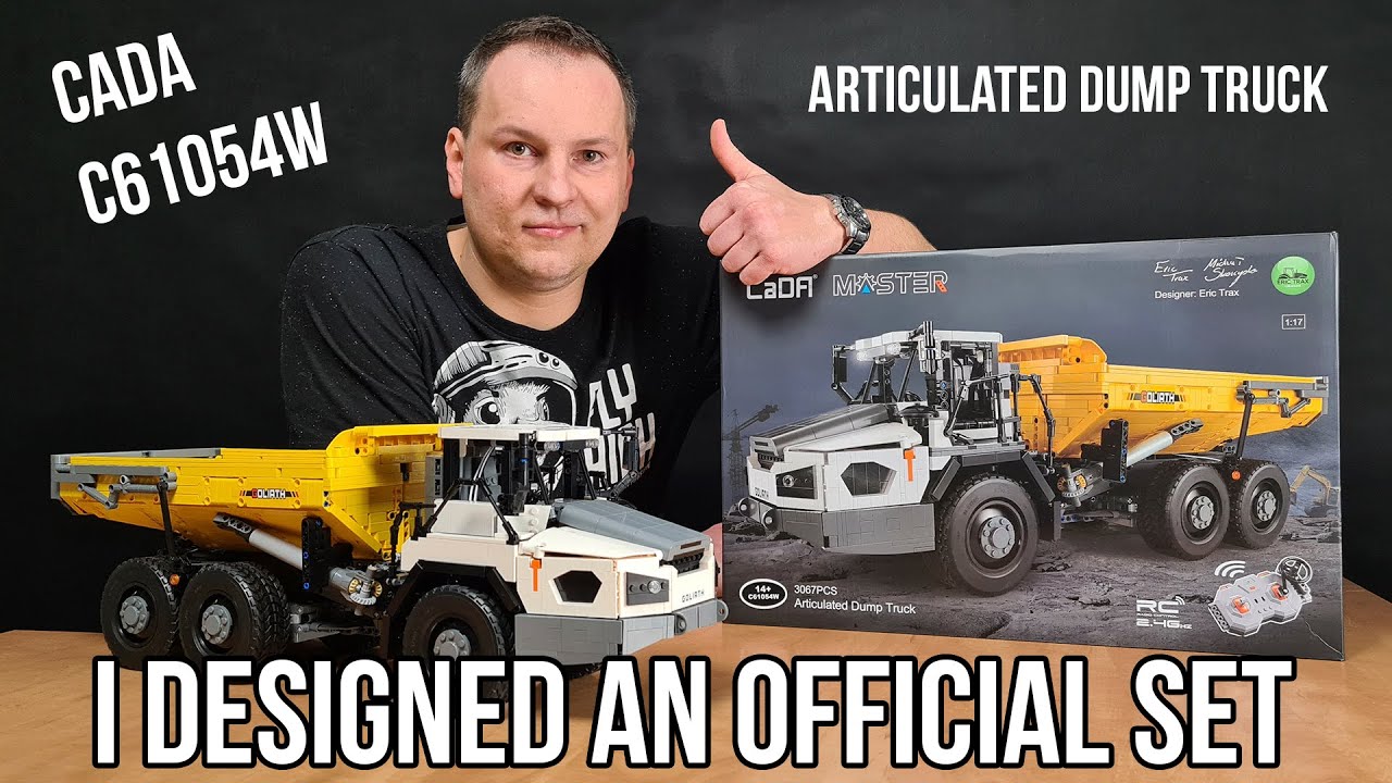 CADA C61054W Articulated dump truck - Designer review