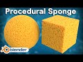 Procedural sponge material blender tutorial