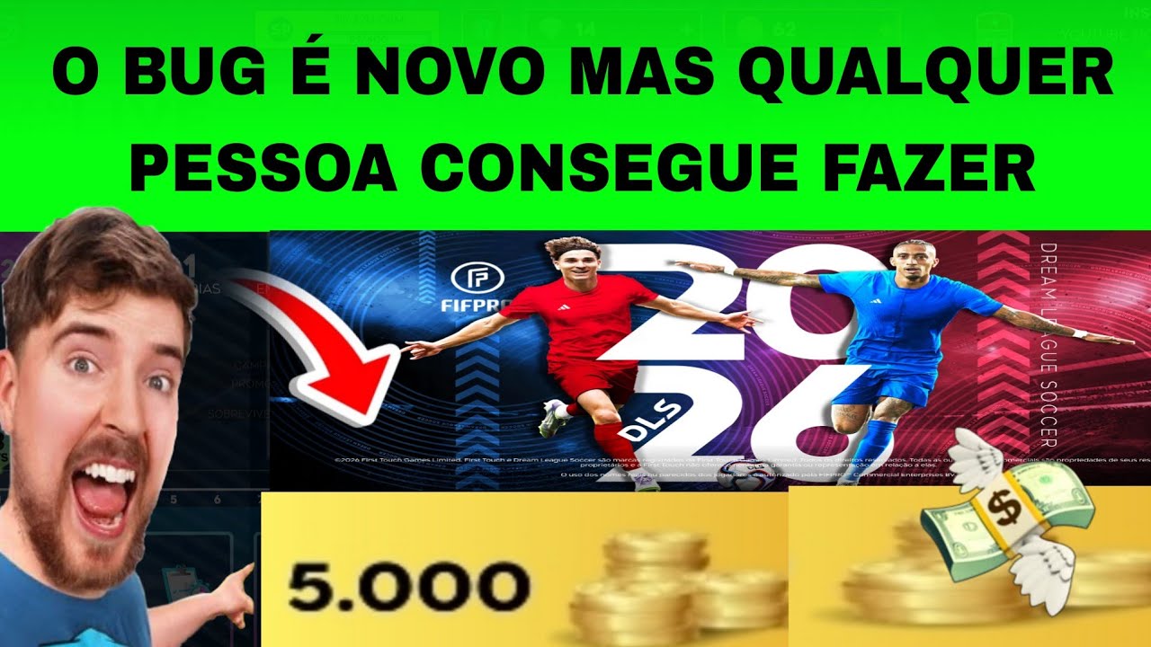 NOVIDADE no DLS 26 😱 BUG das 5.000 MOEDAS , é FÁCIL de FAZER 👍
