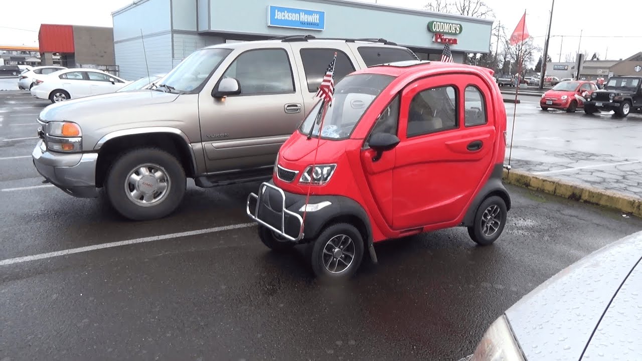 Green Transporter Q Runner Mobility Scooter (Customer video) YouTube