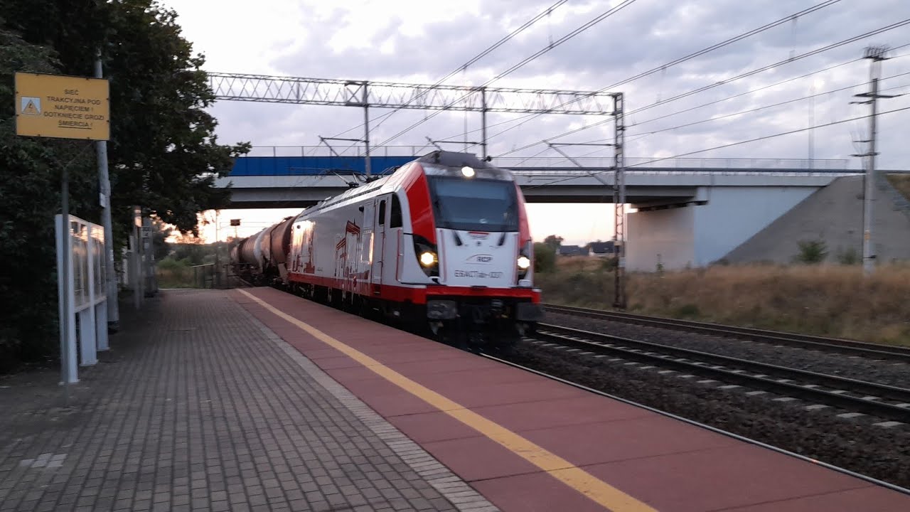 Skowarcz - szybkie przeloty pociągów