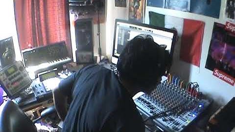 MPC 2500 MIXING SESSION "KIM STAR" USING 8 OUTS AND MIXER