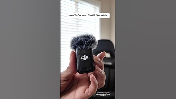 How To Connect The DJI Osmo Pocket 3 Mic #osmopocket