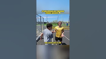 Vinnie Hacker PRESSES Stable Ronaldo! 😂