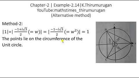 Class 12|Example-2.14|Solution in 2 Different Methods|Complex Numbers|K.THirumurugan