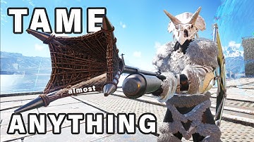 How to Easily TRAP and TAME Most Dinos ► Ark Fjordur