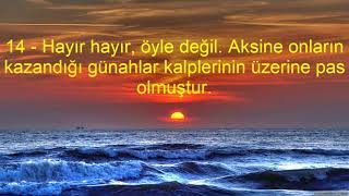 83 MUTAFFİFİN SURESİ VE MEALİ KABE İMAMI MAHİR HOCA