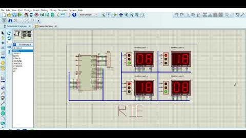 Final project- Traffic light- Proteus