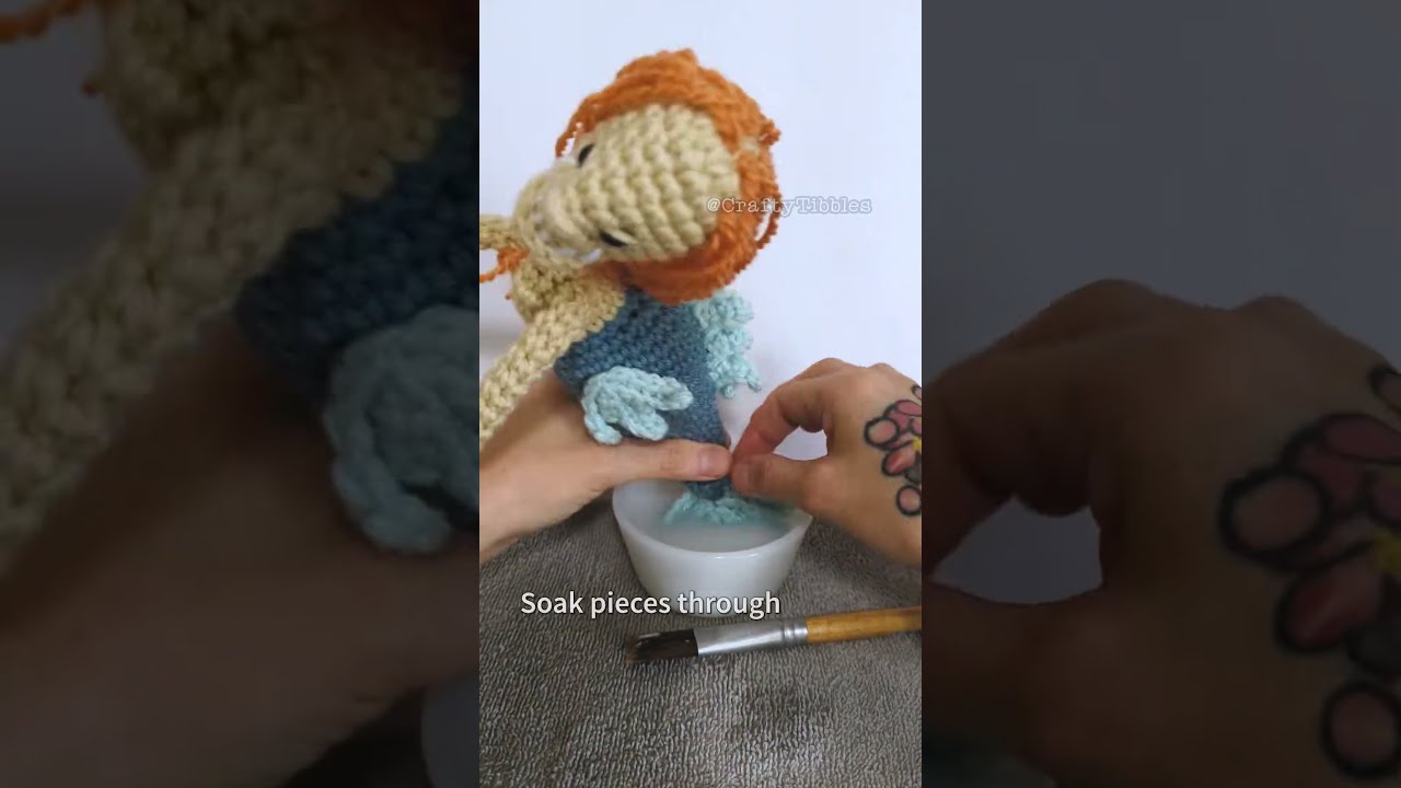 Wet Blocking Amigurumi