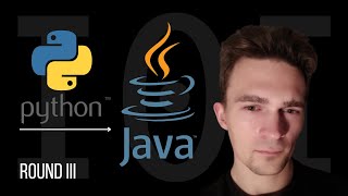 From Python to Java - round III - strings, objects and files