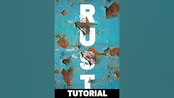 How to Create Rust Text Effect in Photoshop