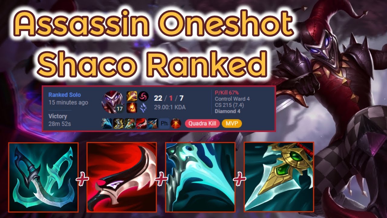 PD Rush into Duskblade Shaco Massacre - S13 - D2 [League of Legends ...