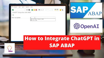 How To Integrate ChatGPT in SAP ABAP | SAP | ABAP