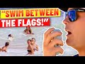 Every time lifeguards say &quot;Swim Between the Flags&quot; on Bondi Rescue