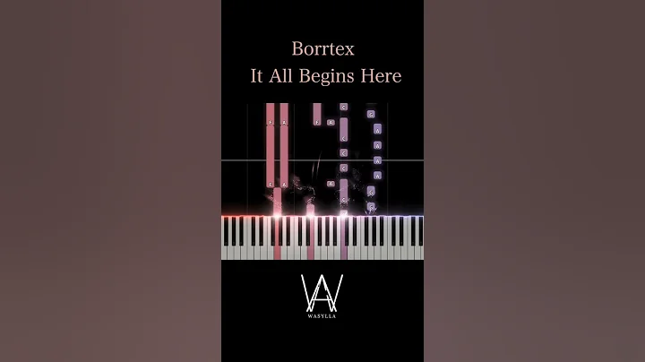 Emotional Piano – It All Begins Here by Borrtex | How to Play (Short Tutorial) #shorts