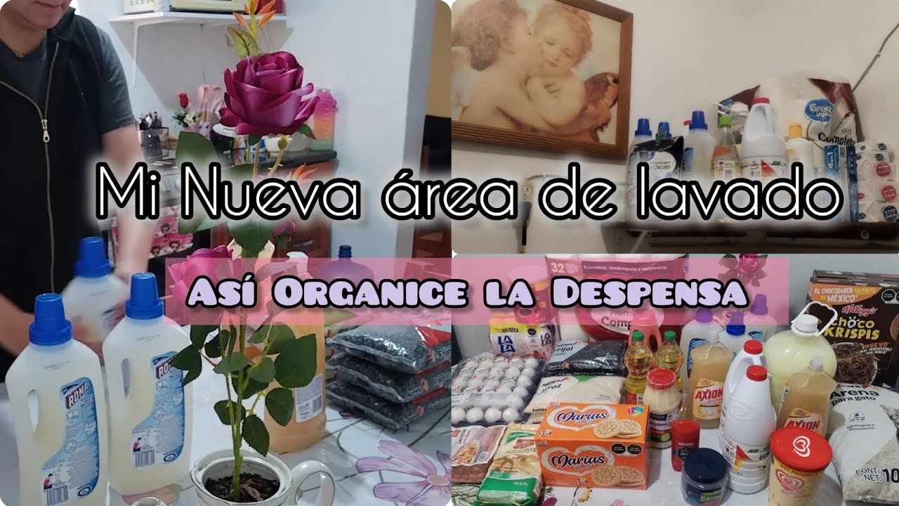 Así quedo la  Despensa en la Nueva Cocina y tenemos nuevo lavandería. ✔️