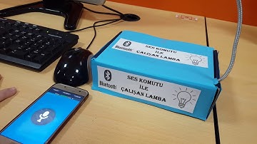 SES KOMUTU İLE ÇALIŞAN LAMBA (Arduino Robotik Kodlama)