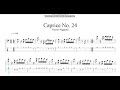 Caprice no 24nicolo paganini new classical bass tab