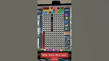 Nifty #tetris99 L-spin save #tetris #nintendo