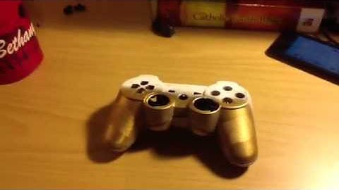 mod ps3 controller (so far) (gold) ( white)