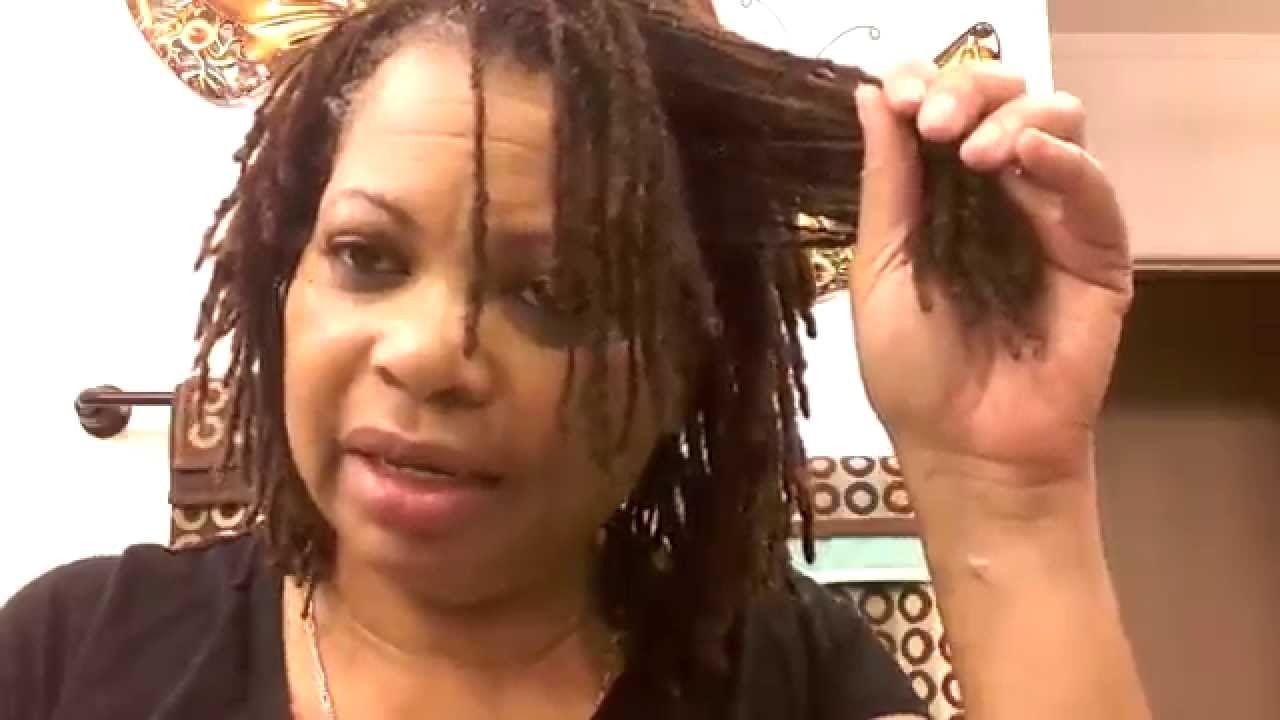 Brushing my locs to remove lint YouTube