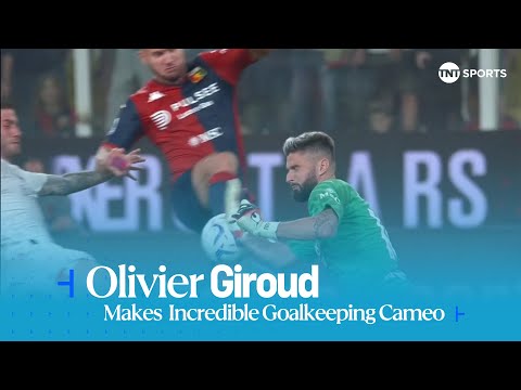 INSANE! 10 minutes of mayhem between Genoa and Milan as Giroud makes stunning match-winning save 🤯🧤