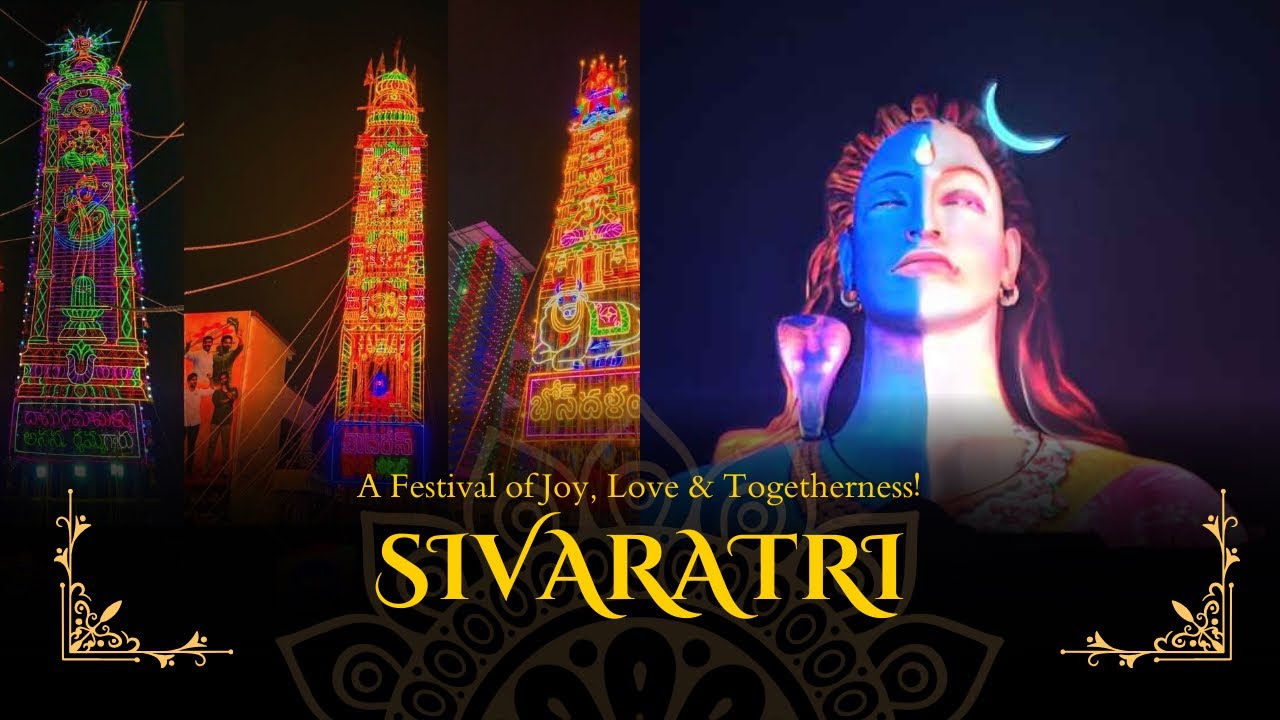 Maha Shivaratri 2026 | Yanamalakuduru Shivaratri  Prabhalu Grand Entry | #vlog #adiyogi #shiva  