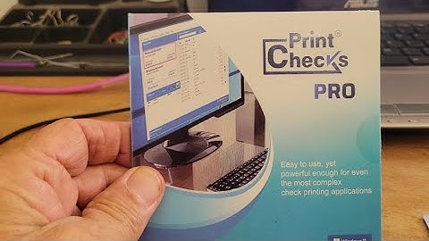Print on pre printed bank checks with your printer