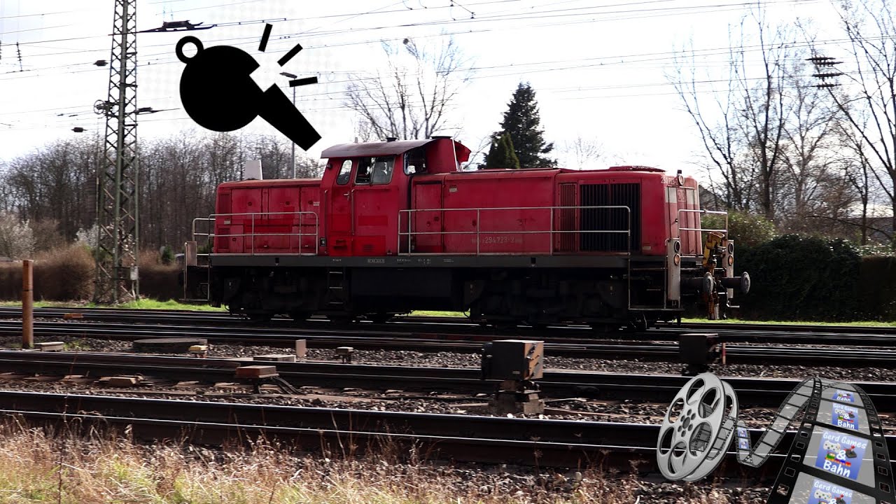 Trainspotting #319 - 4k60 - Rangierfahrt BR296 und Grüße an @ben1869 in ...