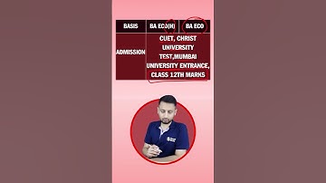 BA Economics vs BA Economics Hons.- 5 major differences! #shorts