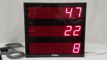 DC-406C-TERM (Triple Stack Shift Production Quantity Counter)