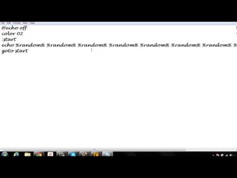 How to Do the Matrix Code - (WINDOWS USERS ONLY!!) - (Code in description)