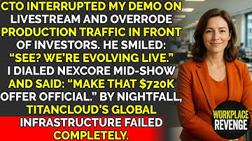 CTO DELETED My System Live on Camera—I Accepted $720K Offer Before He Finished Talking | Corporate