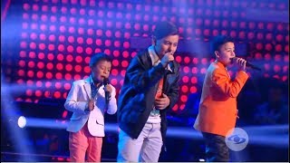 Juanse, Robert y David Tarapues cantan Traicionera | La Voz Kids Colombia 2018