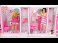 Barbie and Snow White in Pink Bathroom - Mermaids in Jacuzzi Hot tub spa kamar mandi Barbie Sereia