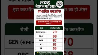 #UPSSSC #लेखपाल #Lekhpal #UPSSSCLekhpal #Cutoff #UPJobs #GovtJobs #UPPCS #UPPolice  #LekhpalCutoff