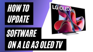How To Update a LG G3 OLED TV
