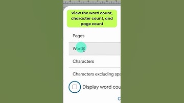 Google Docs Word Count Shortcut – Press Ctrl + Shift + C to See It All