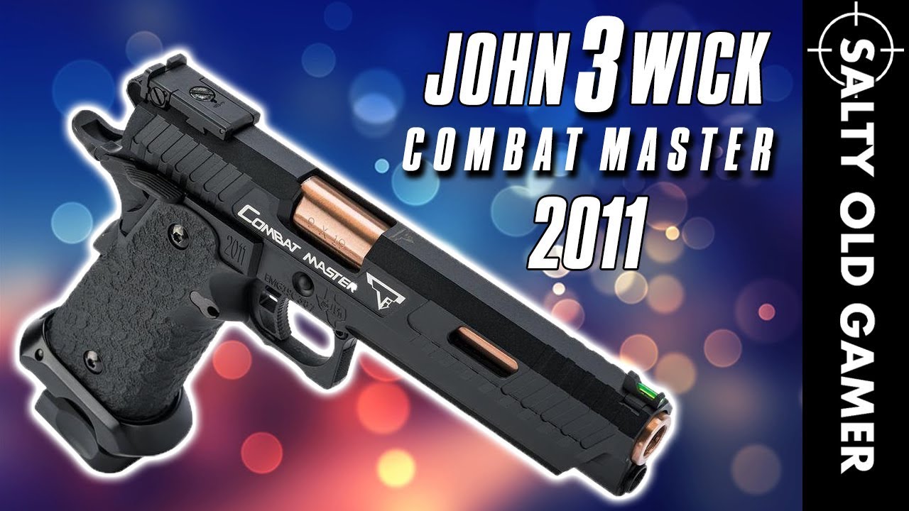 EMG STI / Taran Tactical John Wick 3 2011 Combat Master Licensed Airsoft  Pistol