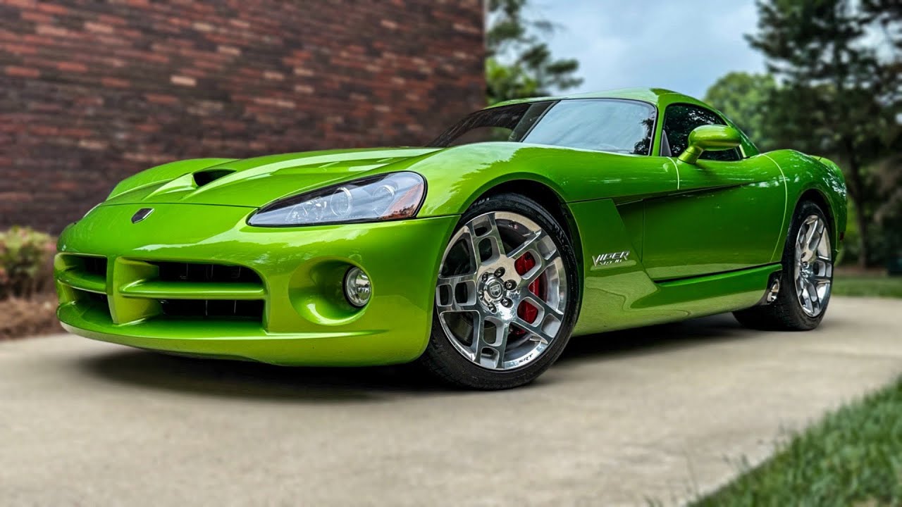 A200716) 2008 Dodge Viper SRT10 Coupe 9K Miles - YouTube