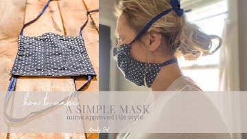 A Tie-Style Pattern | Mask Making | Free PDF Pattern