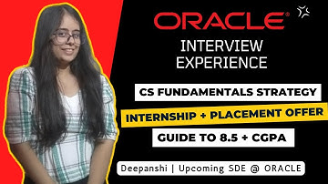 🧑‍💻 Oracle Interview Experience || Pre-Placement Offer || 8.5+ CGPA #interviewexperience #viral