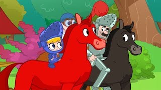 Mila & Morphle Literacy | Morphle The Racehorse | Cartoons with Subtitles