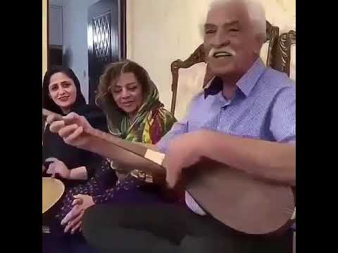 سيما بينا در منزل استاد محمد يگانه مشهد 