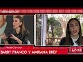 Barby Franco le puso los puntos a Mariana Brey en vivo por mensajear a Fernando Burlando