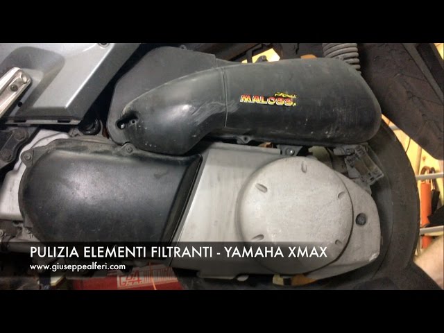 Pulizia elementi filtranti - Filtro Aria - Yamaha Xmax 250 - YouTube