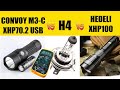 Convoy M3 C Перезаряжаемый USB Обзор Сравнение