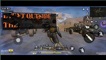 CARS SHOW OUTSIDE THE SAFE ZONE (COD MOBILE)🤪🤫🤑